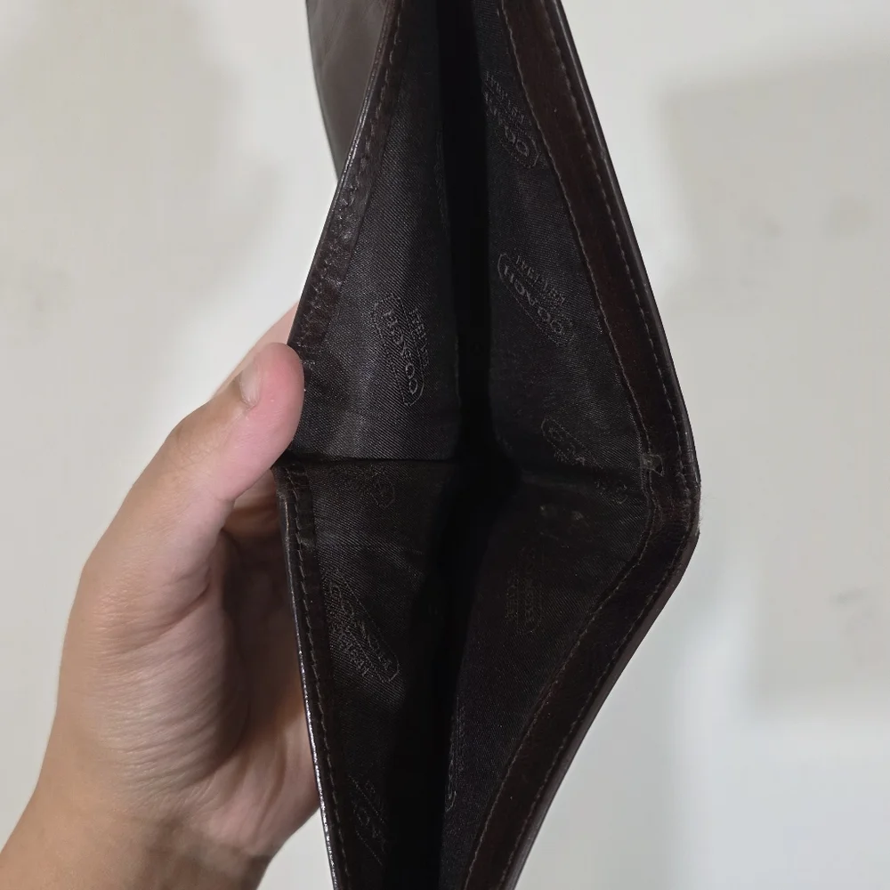 Coach Leather Men's Brown Wallet